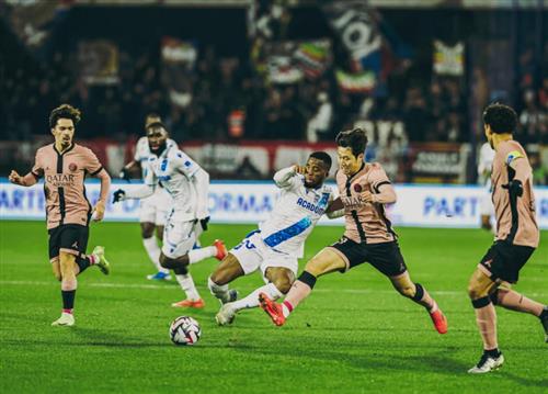 Auxerre contre Paris Saint-Germain