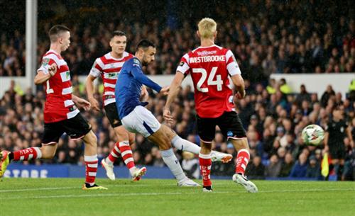 Everton contre Doncaster Rovers