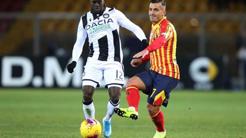 Lecce contre Udinese