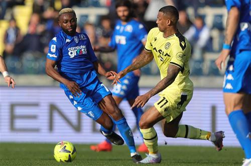 Empoli contre Udinese