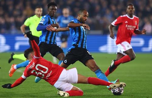 Benfica contre Club de Bruges