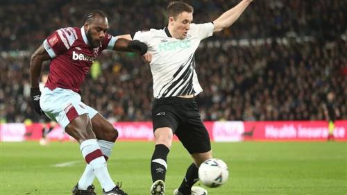 Comté de Derby contre West Ham United