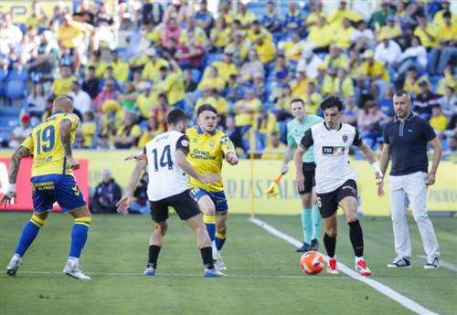 Las Palmas contre Valence CF