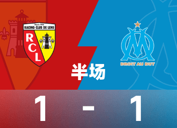 Mi-temps de Ligue 1 : Greenwood marque, Edouard égalise sur penalty, Marseille 1-1 Lens