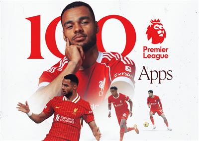 Lors d'une soirée marquante, Gakpo a fait sa 100e apparition en Premier League pour Liverpool.