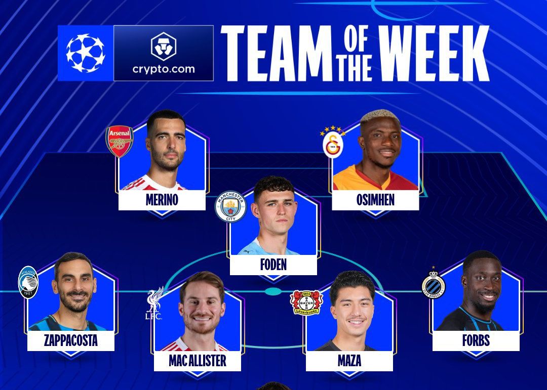 Équipe de la semaine de l'UEFA Champions League : Foden, Neuer, McAllister, Merino sont sur la liste