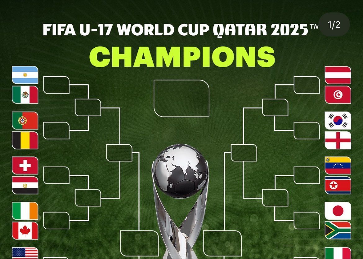 Le top 32 de la Coupe du monde de football masculin U17 est dévoilé : 4 équipes asiatiques avancent, la Corée du Sud affrontera l'Angleterre