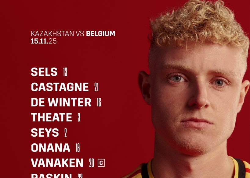 Gagnez et qualifiez-vous! Début du match à l'extérieur de la Belgique contre le Kazakhstan : Doku et Deketrare joueront