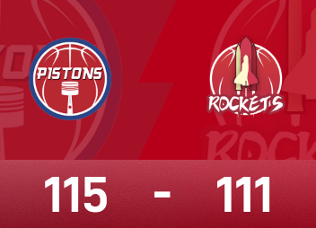 Rapport de match NBA : Cunningham 21 points, 7 rebonds et 9 passes décisives, Pistons 115-111 Rockets