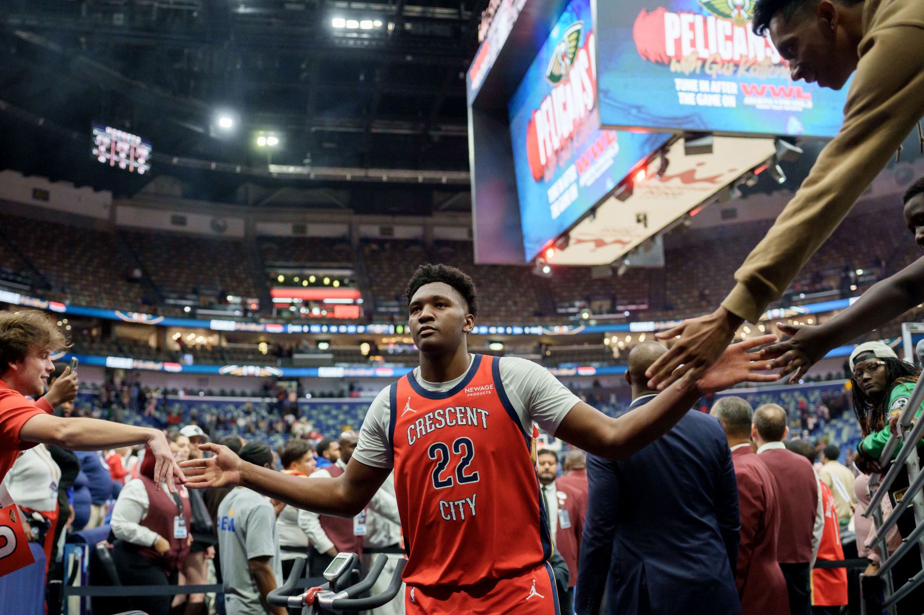 Xia Lian et Yang Hansen ont eu un échange de coups ! Quinn, le choix n°13 des Pélicans, a réalisé son meilleur match de la saison