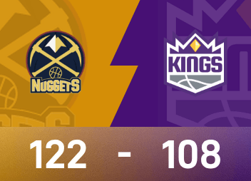 Rapport du match NBA : Jokic a récolté 35 points, 15 rebonds et 7 passes décisives, les Nuggets ont battu les Kings 122-108