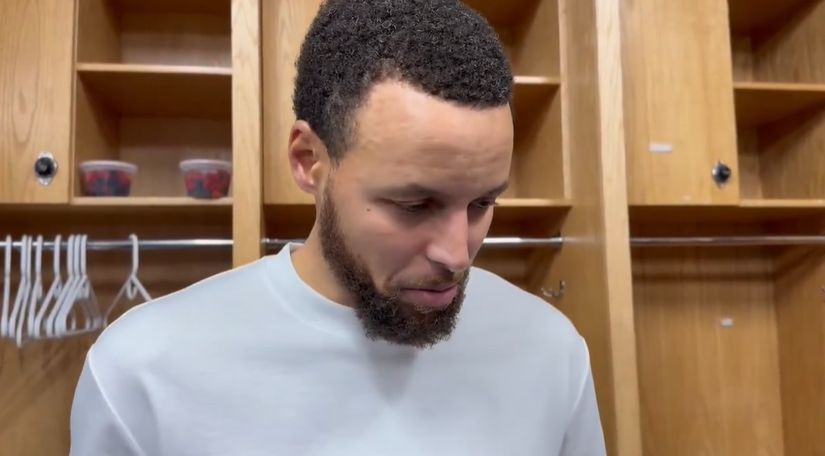 Curry : Ce road trip connaît un début difficile, mais on ne peut pas se décourager. Nous devons nous remonter le moral demain.
