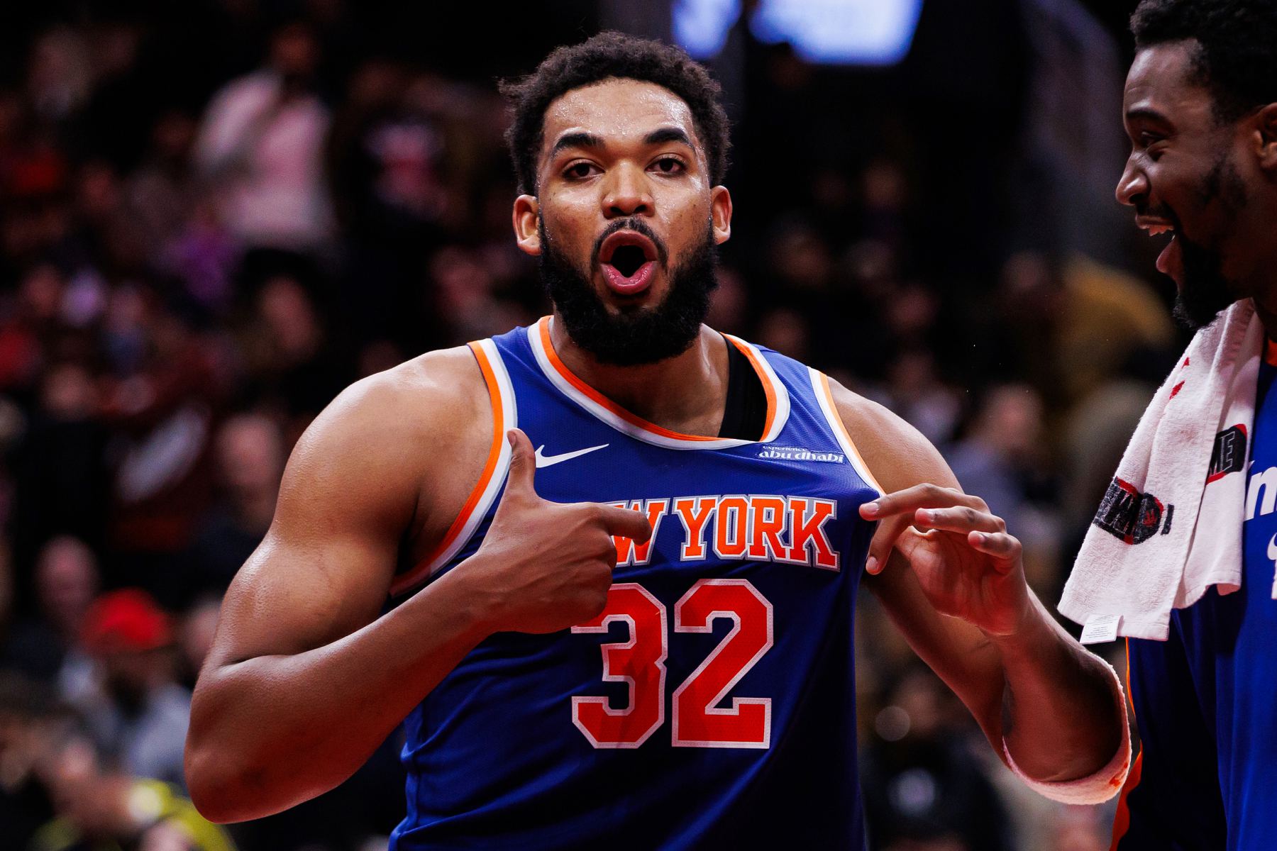 Pleine puissance de feu ! Towns a réalisé 11 des 16 tirs à la mi-temps et a marqué 31 points, 3 rebonds et 2 passes décisives.